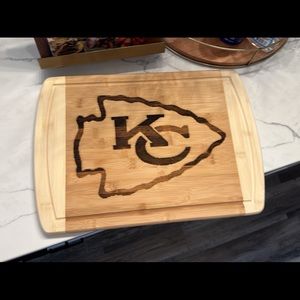 Kansas City Chiefs cutting board